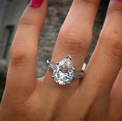 Pear Cut Engagement Ring