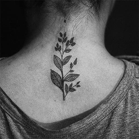 Plant Dot-Work Tattoo