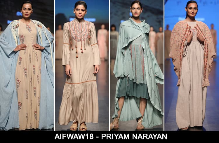 Priyam Narayan at AIFWAW 2018