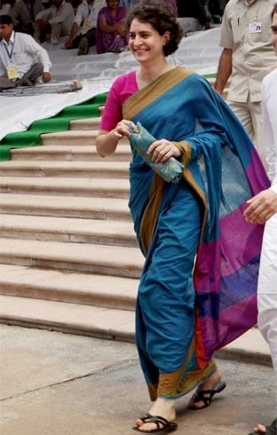 Priyanka Gandhi Saree