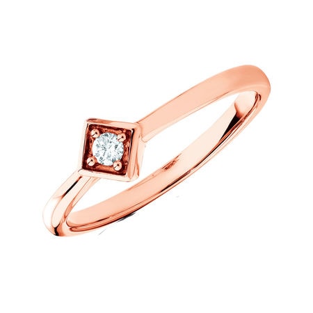 Rose Gold Promise Ring