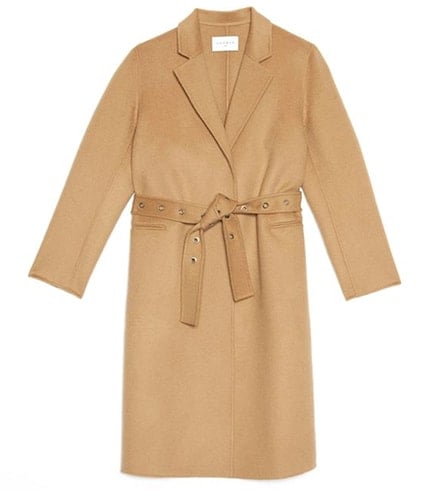 Sandro Camel Coat