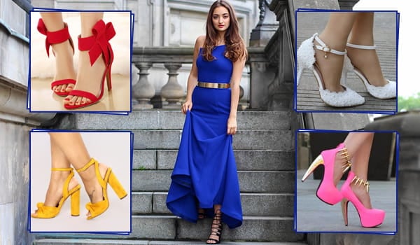 What Color Shoes To Wear With A Royal Blue Dress
