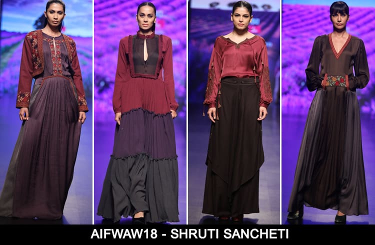 Pinnacle by Shruti Sancheti at AIFWAW 2018