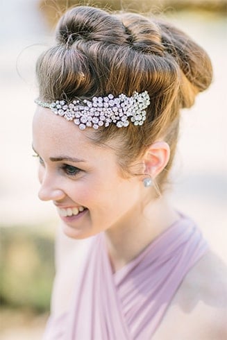 Tall Updo with Rolls