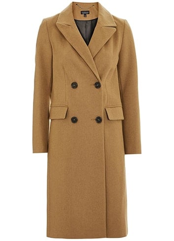 Topshop Camel Coat