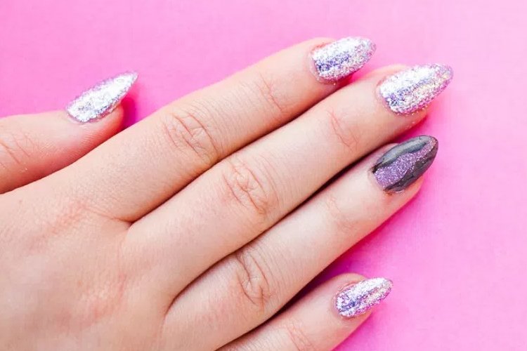 Amethyst Nail Art Fashion