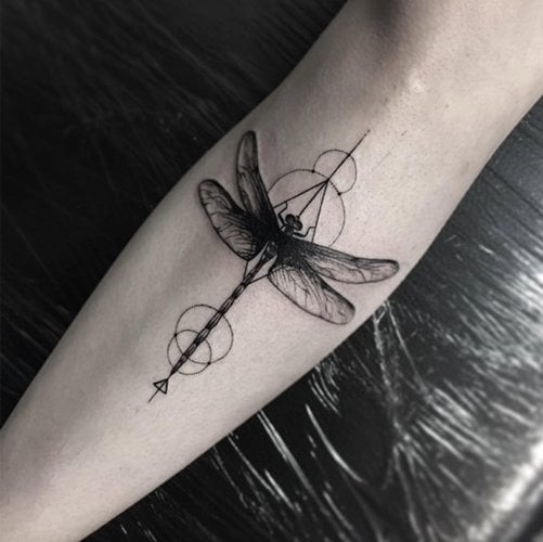 45 Fascinating Dragonfly Tattoo Designs  TattooBlend