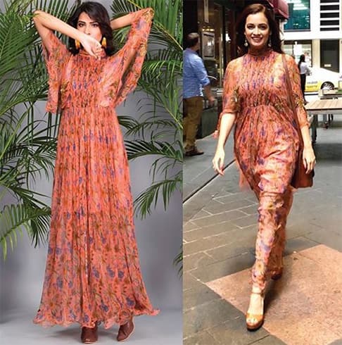 Dia Mirza maxi dress