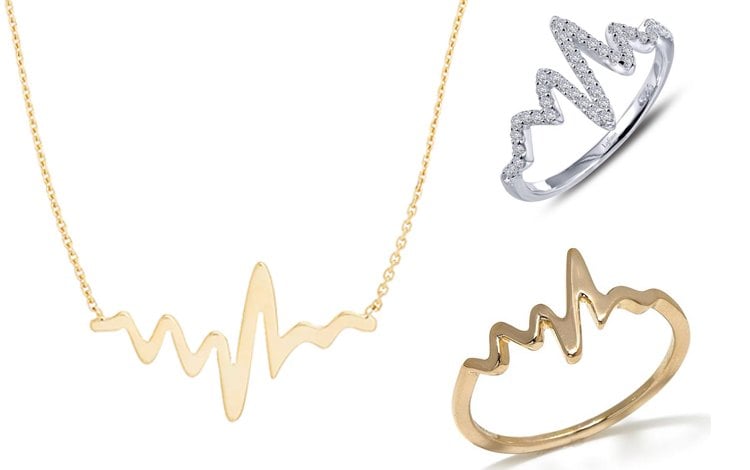 Heartbeat Rings and Necklaces