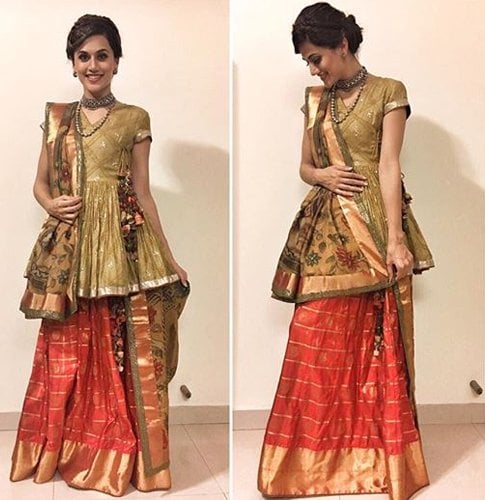 Kanjeevaram lehenga