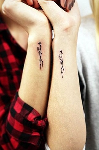 25 Matching Sister Tattoo Designs You Can Try In 2023