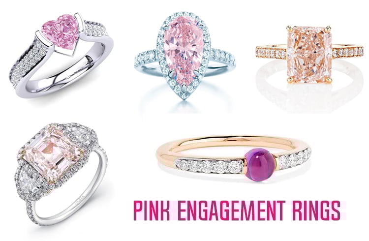 Pink Engagement Rings