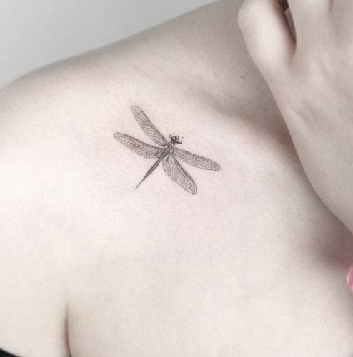 15 Libellen Tattoos, die begeistern  