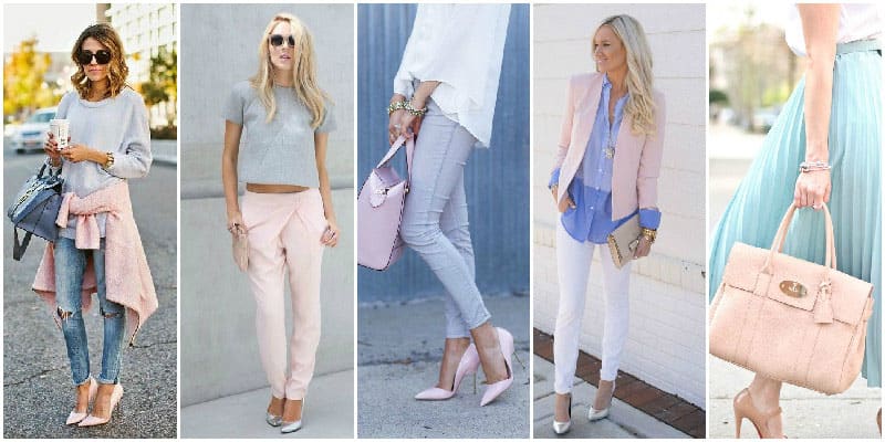 Pale Blue and Pink Combinations