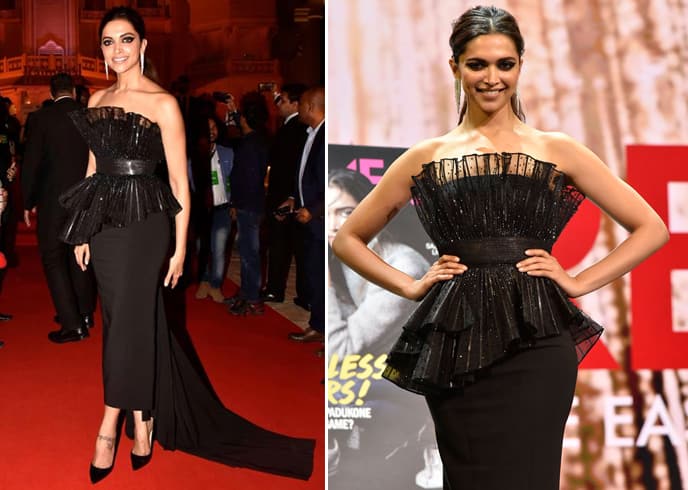 Deepika Padukone in Ruffled Corset