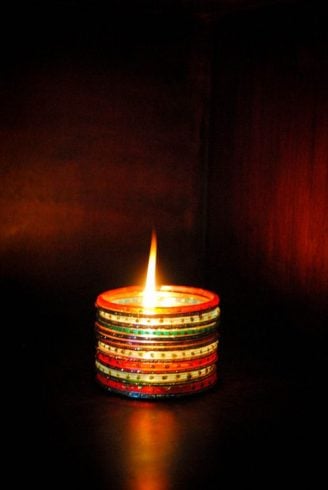 DIY Bangle Diya