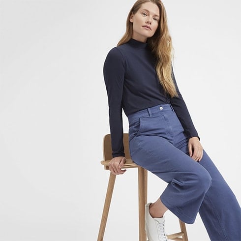 Everlane The Wide Leg Crop Pant