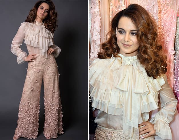 Kangana Ranaut in Ruffles Top