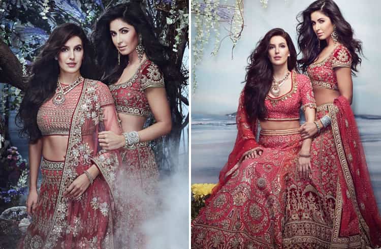 Isabelle Kaif and Katrina Kaif on Brides Today India