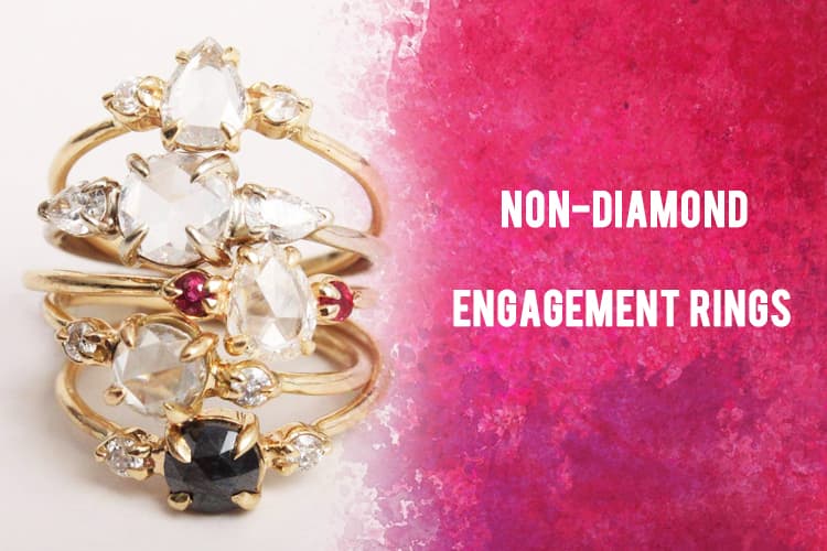 Non-Diamond Engagement Rings