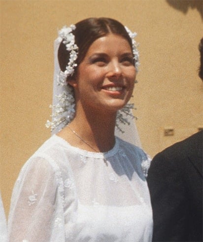 Princess Caroline Wedding Hairstyle