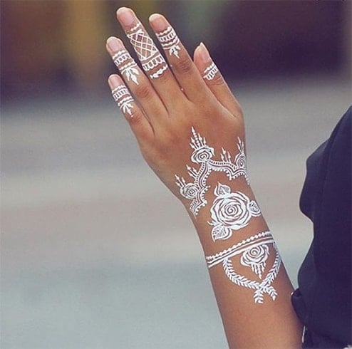 Rose White Henna