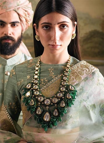 Sabyasachi Emerald Necklace