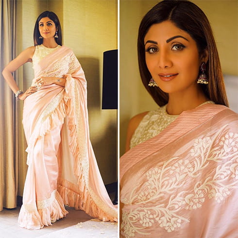 Shilpa Shetty in Jayanthi Reddy sari