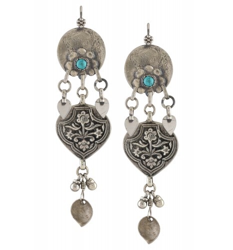 Silver earrings