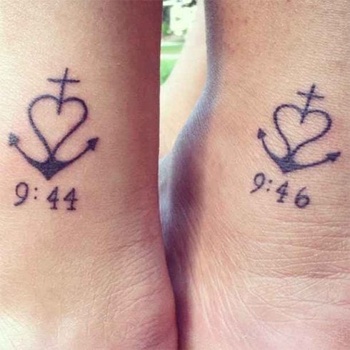 Sister Symbol Tattoos