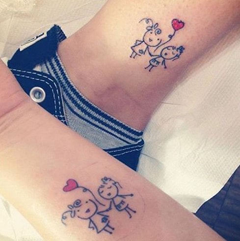 Sister Tattoos to Share Sibling Love