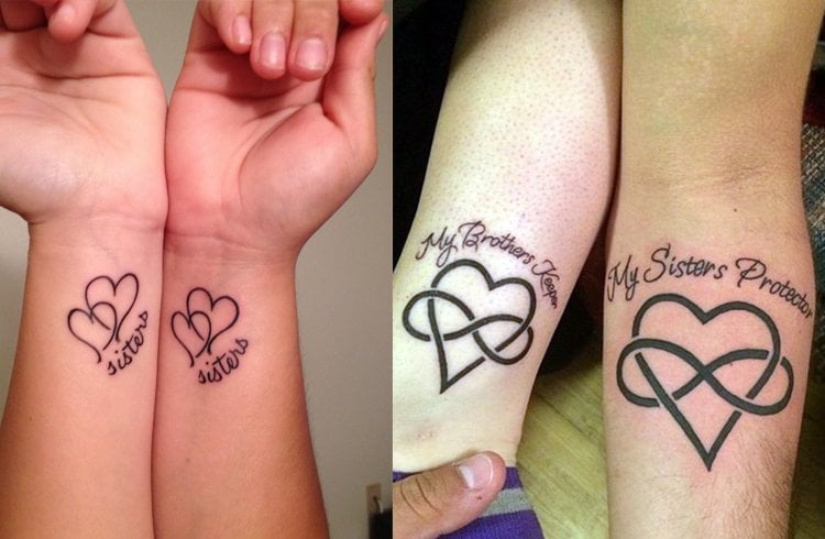 6. "Twinning" Sister Tattoo Ideas - wide 11