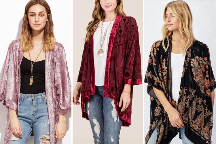 Velvet Kimonos