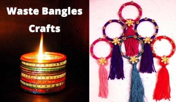 Best Out Of Waste From Bangles