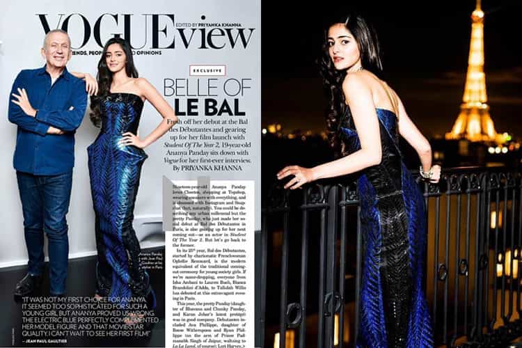 Ananya Pandey in Jean Paul Gaultier dress