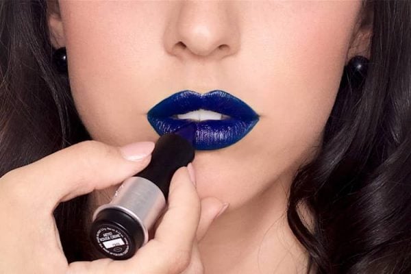 3. "Midnight Blue" Lipstick by NYX - wide 3