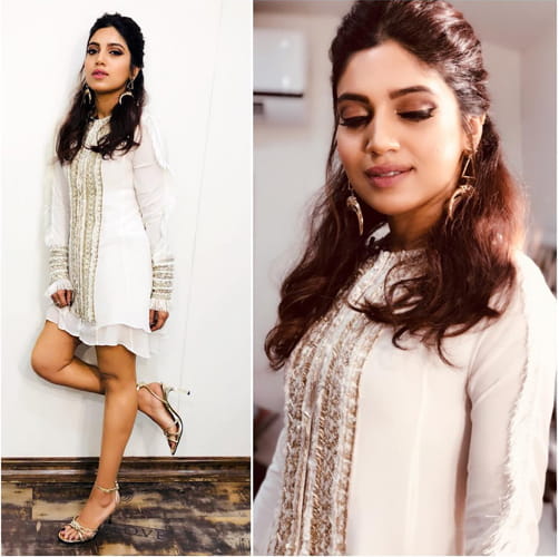 Bhumi Pednekar in White Fashion