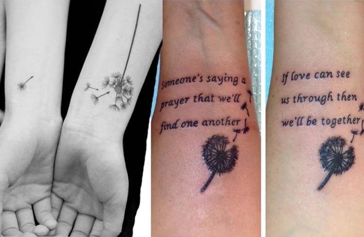 Dandelion Tattoos 30 Examples Meaning and Top Drawings  100 Tattoos