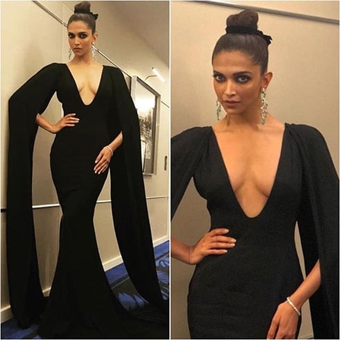 Deepika Padukone in Marcellvon Berlin gown