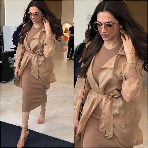 Deepika Padukone in Maxmara outfit