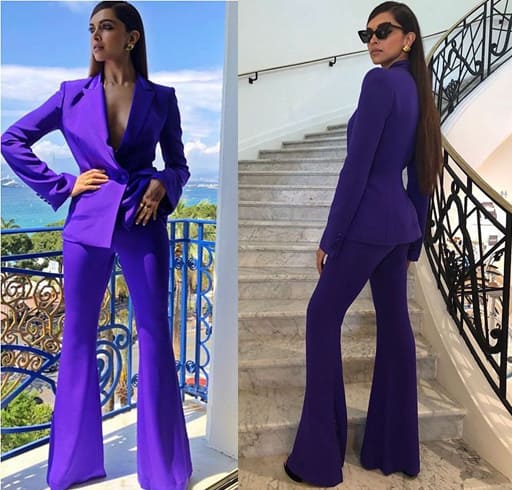 Deepika Padukone pantsuit at Cannes