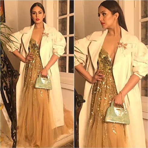 Huma Qureshi in Manish Malhotra