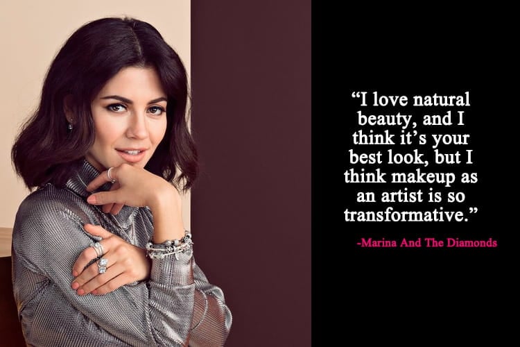 Marina And The Diamonds Makeup Quotes