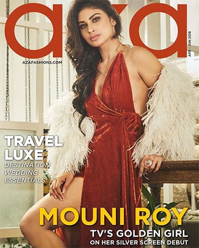 Mouni Roy On Azas Travel And Lifestyle Issue