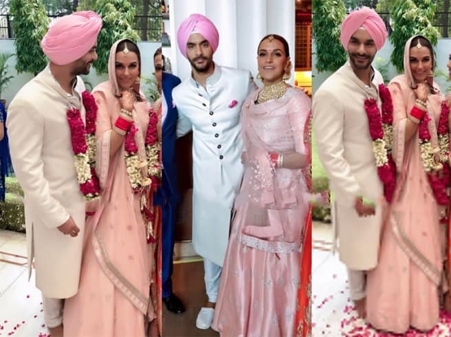 Neha Dhupia and Angad Bedi wedding