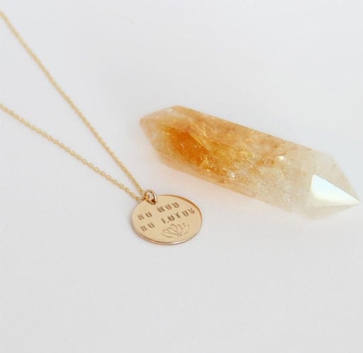 No Mud No Lotus Necklace