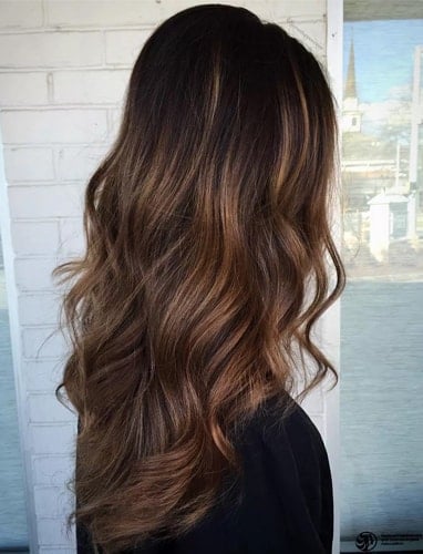 Rich Chocolate Brown Balayage