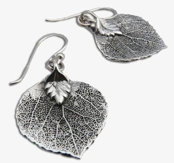 Shanti Boutique Bodhi Leaf Earrings