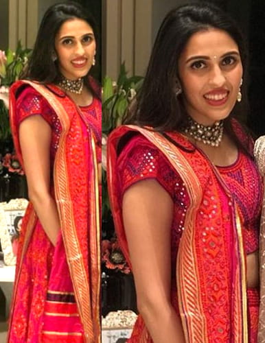 Shloka Mehta at Isha Ambani's Engagement